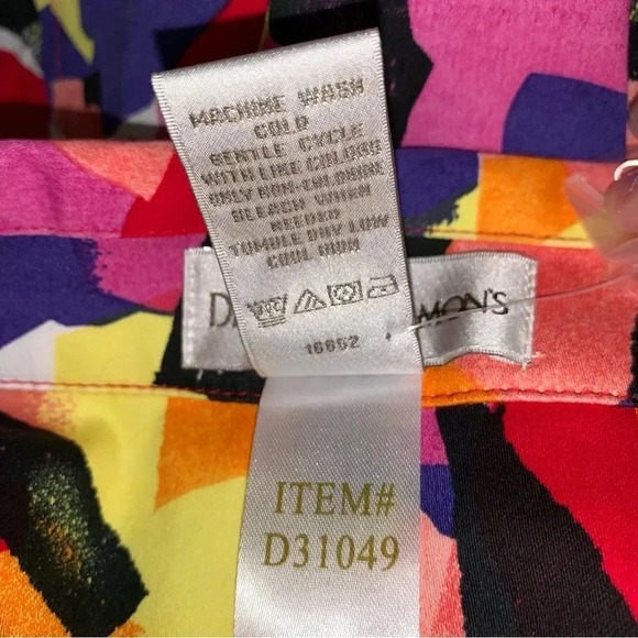 Drapers & Damons “Jelly Bean Jean Jacket” NWOT Size Large Colorful Art to wear - Picture 9 of 9
